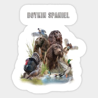 The Boykin Spaniel , Hunting dog Sticker